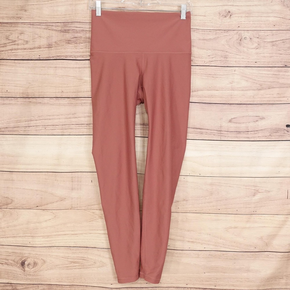 Old Navy Active Leggings Womens M Pink Powersoft Ankle Slim Stretch Yoga Gym
